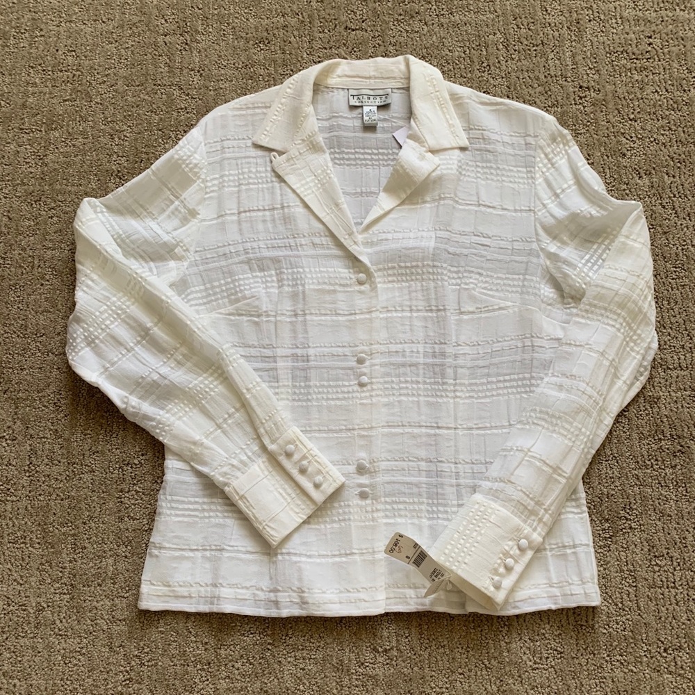 Talbots Blouse white